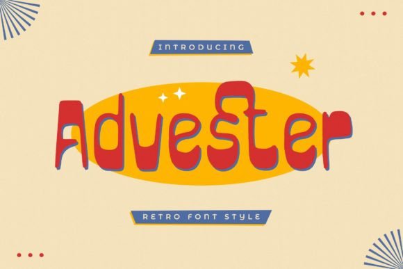 Advester: A Retro Display Font That Delivers Instant 80s Vibe