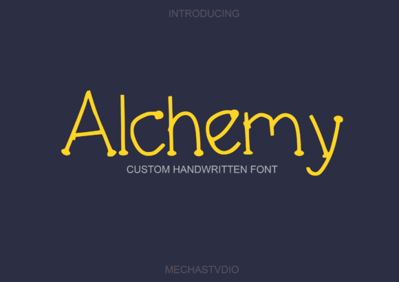 Alchemy: A Distinctive Display Font for Editorial Identity