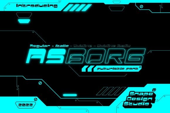 Asborg: A Futuristic Display Font That Elevates Digital Branding