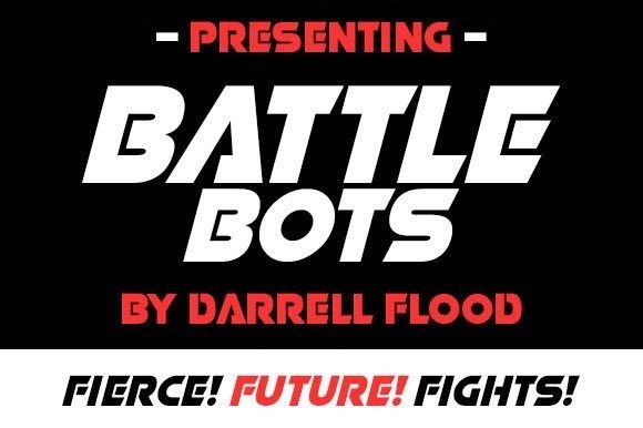 Battle Bots Font: Your Sci-Fi Display Typeface for Bold Handmade Designs