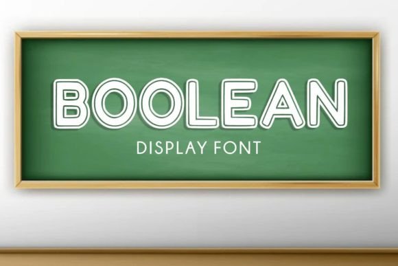 Boolean: A Display Font That Cuts Through the Feed