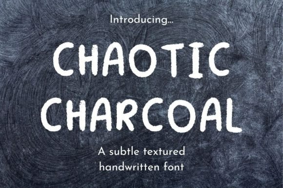 Chaotic Charcoal: A Playful Display Font That Builds Brand Trust