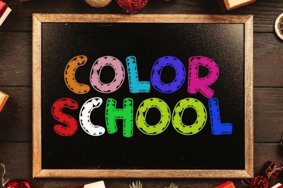 Color School: A Playful Display Font That Actually Works