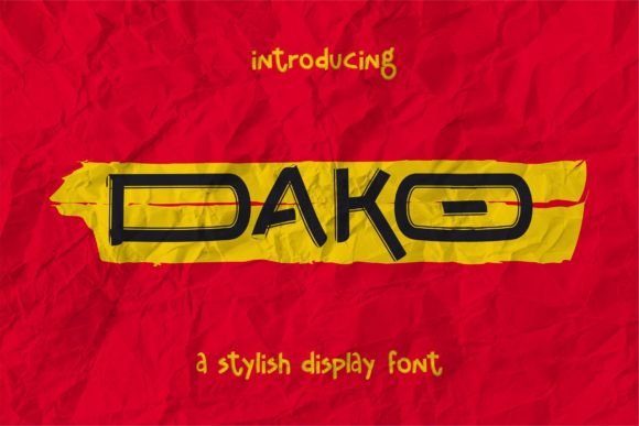 Dako: An Elegant Display Font for Refined Brand Identities