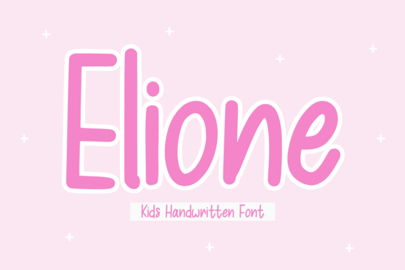 Elione: A Friendly Display Font for Modern Brand Identity