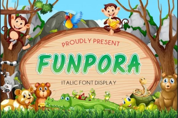 Funpora: A Friendly Display Font for Playful Digital Brands
