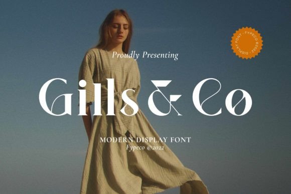 Gills Co: A Luxe Display Font for Handmade Brands