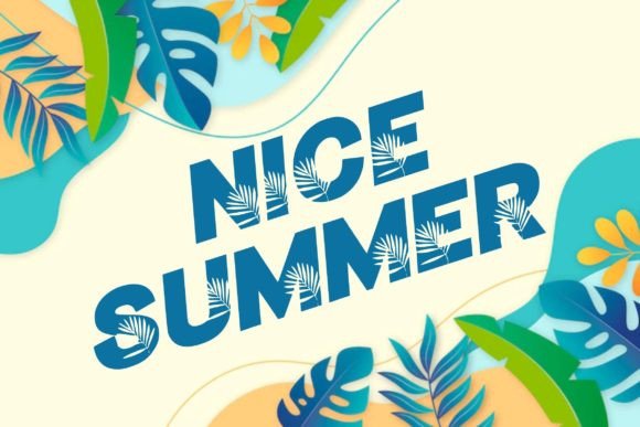 How Nice Summer Font Adds Playful Energy to Web Designs