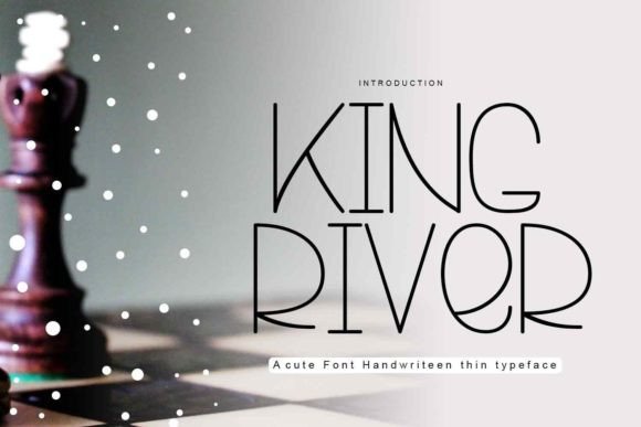 King River: A Display Font That Feels Like Home