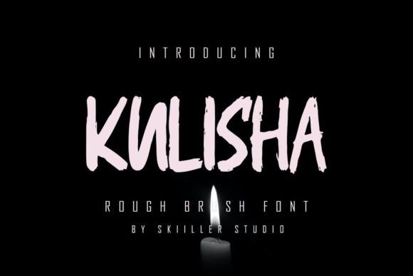 Kulisha: A Textured Brush Font for Thoughtful Editorial Moments