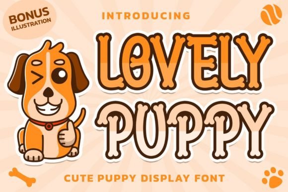 Lovely Puppy: A Playful Display Font for Designers