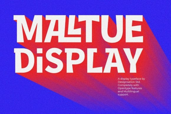 Maltue Is a Display Font With Editorial Grace