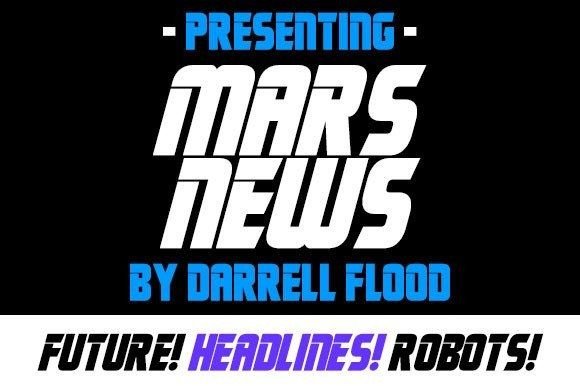 Mars News: A Futuristic Display Font That Commands Attention