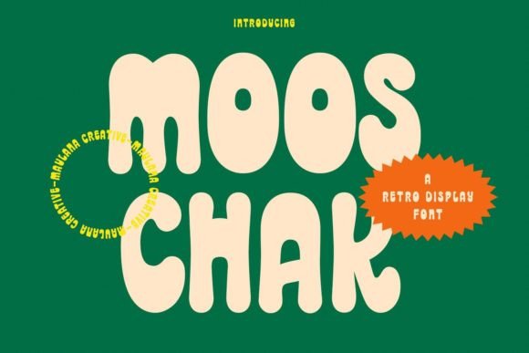 Mooschak: A Playful, Professional Display Font for Small Businesses