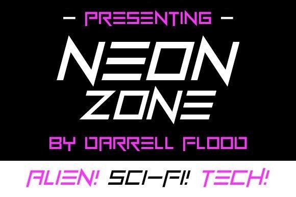 Neon Zone: A Futuristic Display Font for Scroll-Stopping Campaigns