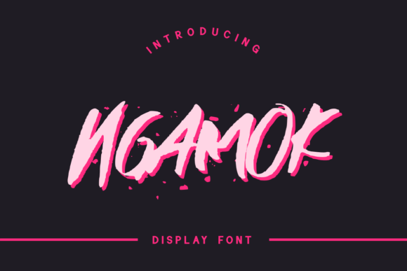 Ngamok: A Bold Display Font for Scroll-Stopping Marketing