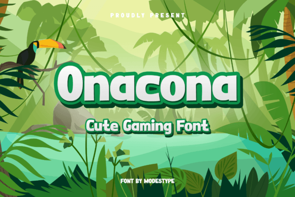 Onacona: A Playful Display Font That Feels Like a Breath of Fresh Air