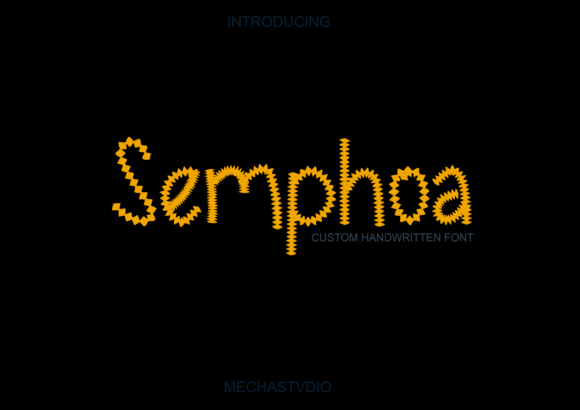 Semphoa: A Playful Display Font That Makes Your Brand Instantly Memorable
