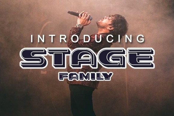 Stage: A Display Font Family for Bold Branding